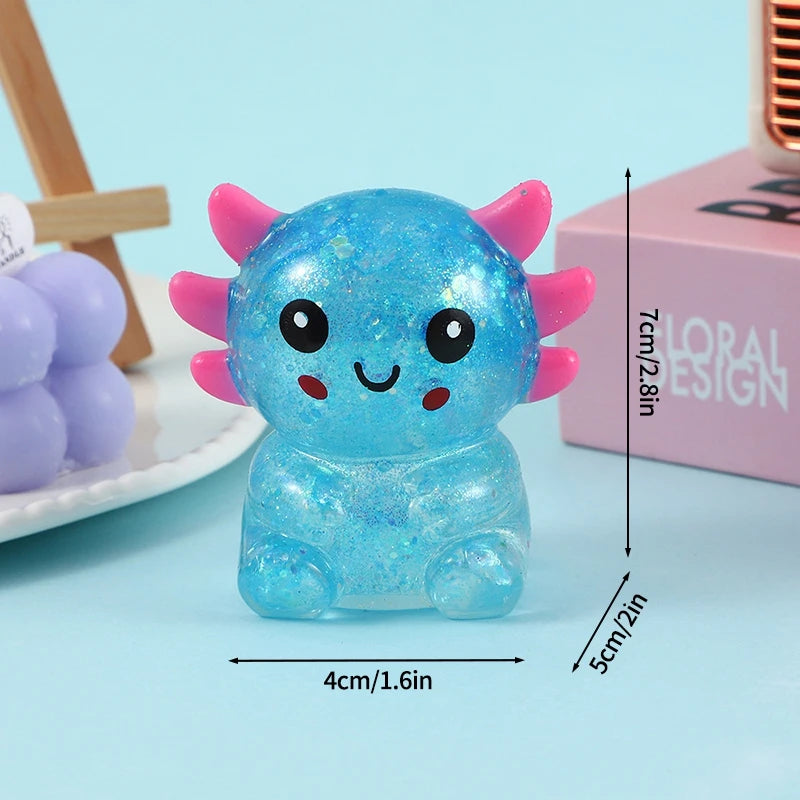 Cute Duck Squishy Toy Funny Fidget Cube Gifts Slow Rebound Sequins Squishy Ornament Soft Squishy Bunny Children's Day Gift