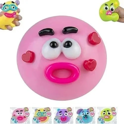 Smushers Squishy Funny Curiosities Dog Face Swap Squishy Toy, Soft Moldable Cute Slow Rise Squeeze Toy, Relaxing Sensory Gift