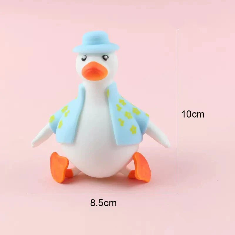 Cute Duck Squishy Toy Funny Fidget Cube Gifts Slow Rebound Sequins Squishy Ornament Soft Squishy Bunny Children's Day Gift