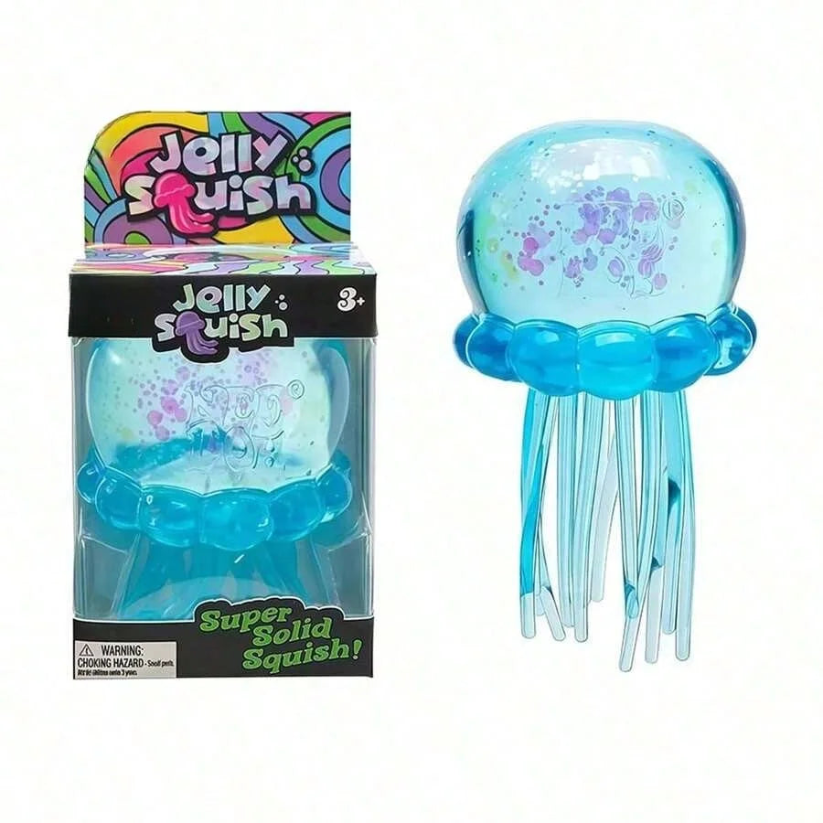 Squishy Jellyfish Sensory Prop - Super Squeezy Stress Relief Prop, Suitable For Adults, Ideal For Easter And Birthday Gift