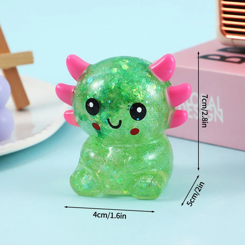 Cute Duck Squishy Toy Funny Fidget Cube Gifts Slow Rebound Sequins Squishy Ornament Soft Squishy Bunny Children's Day Gift