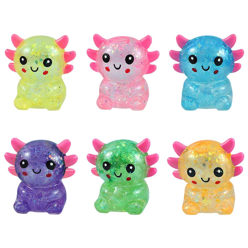 Cute Duck Squishy Toy Funny Fidget Cube Gifts Slow Rebound Sequins Squishy Ornament Soft Squishy Bunny Children's Day Gift