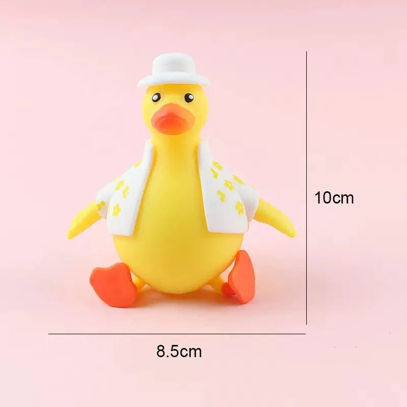 Cute Duck Squishy Toy Funny Fidget Cube Gifts Slow Rebound Sequins Squishy Ornament Soft Squishy Bunny Children's Day Gift