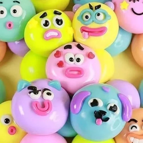 Smushers Squishy Funny Curiosities Dog Face Swap Squishy Toy, Soft Moldable Cute Slow Rise Squeeze Toy, Relaxing Sensory Gift