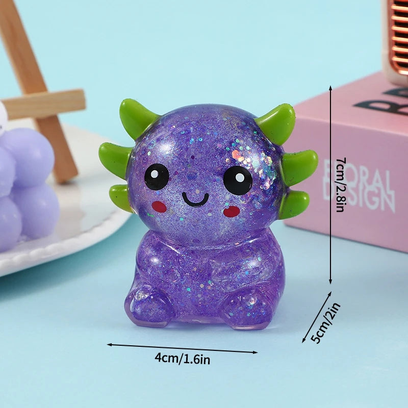 Cute Duck Squishy Toy Funny Fidget Cube Gifts Slow Rebound Sequins Squishy Ornament Soft Squishy Bunny Children's Day Gift