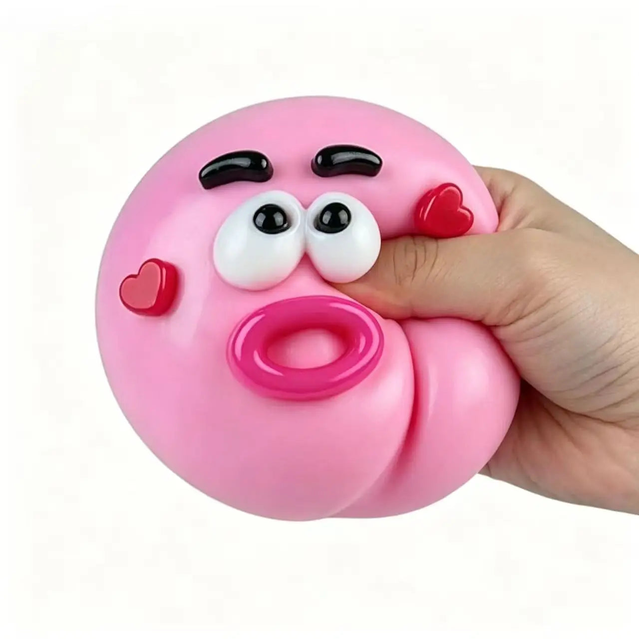 Smushers Squishy Funny Curiosities Dog Face Swap Squishy Toy, Soft Moldable Cute Slow Rise Squeeze Toy, Relaxing Sensory Gift