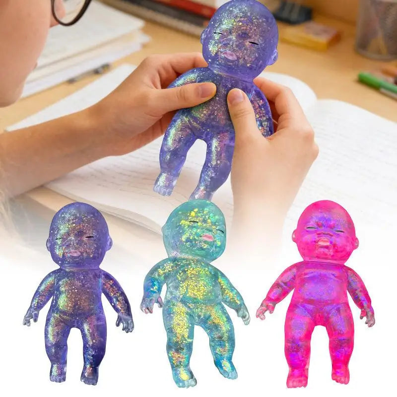 Squishy Personality Shiny Slow Rebound Adorable Baby Toy Softer And Squeezable Toys Children And Adults Stress Relief Toy