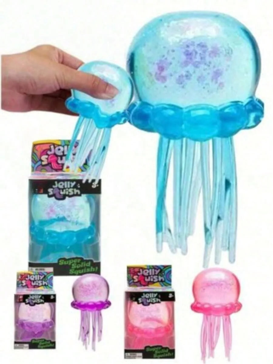 Squishy Jellyfish Sensory Prop - Super Squeezy Stress Relief Prop, Suitable For Adults, Ideal For Easter And Birthday Gift