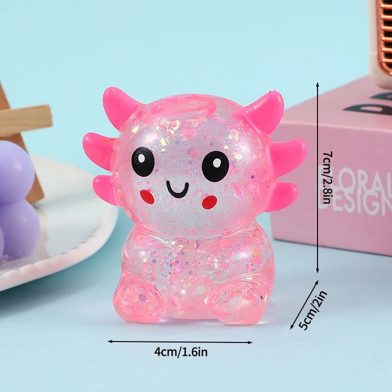 Cute Duck Squishy Toy Funny Fidget Cube Gifts Slow Rebound Sequins Squishy Ornament Soft Squishy Bunny Children's Day Gift