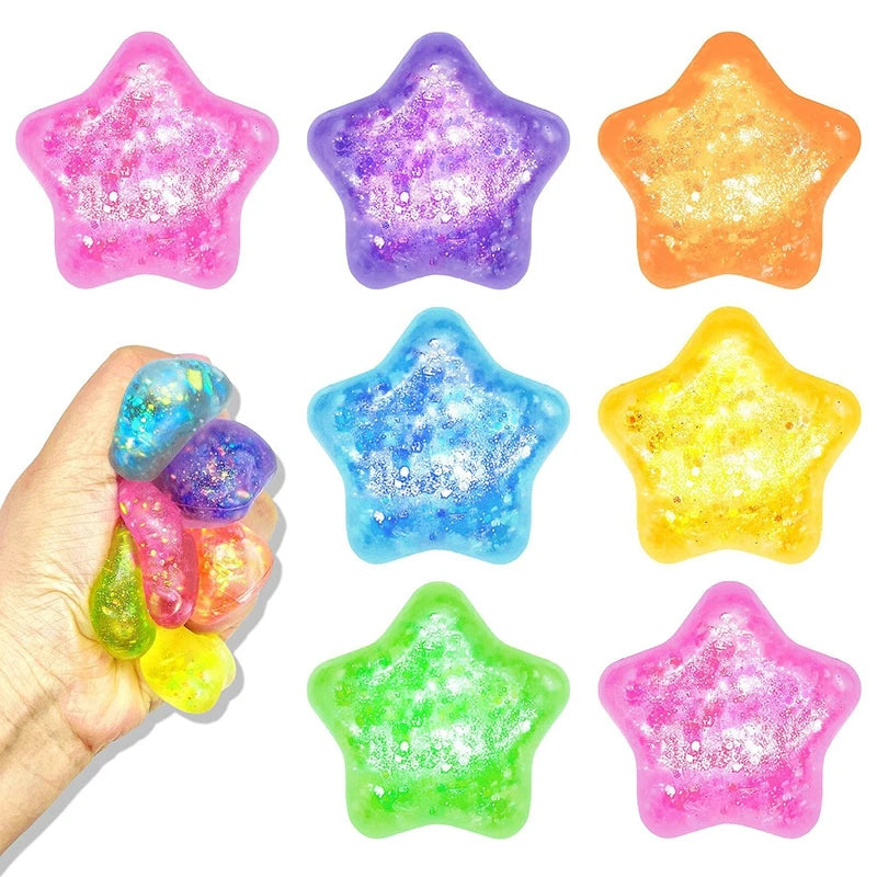 Cute Duck Squishy Toy Funny Fidget Cube Gifts Slow Rebound Sequins Squishy Ornament Soft Squishy Bunny Children's Day Gift