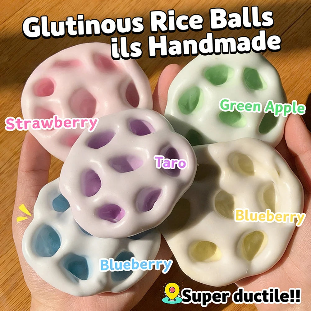 Squishys Fidgets Toys Stress Relief Sand Glutinous Balls Ultra-Soft Decompression Toy Anxiety Relief Squeeze For Adults Kids