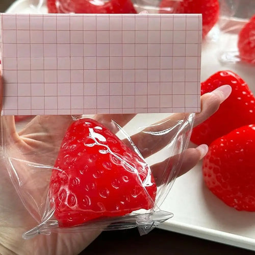 Handmade Strawberry Squishy Series,Squishy Strawberry Fidget Toy for Stress Relief,Fidget Toys for Anxiety&Relaxation